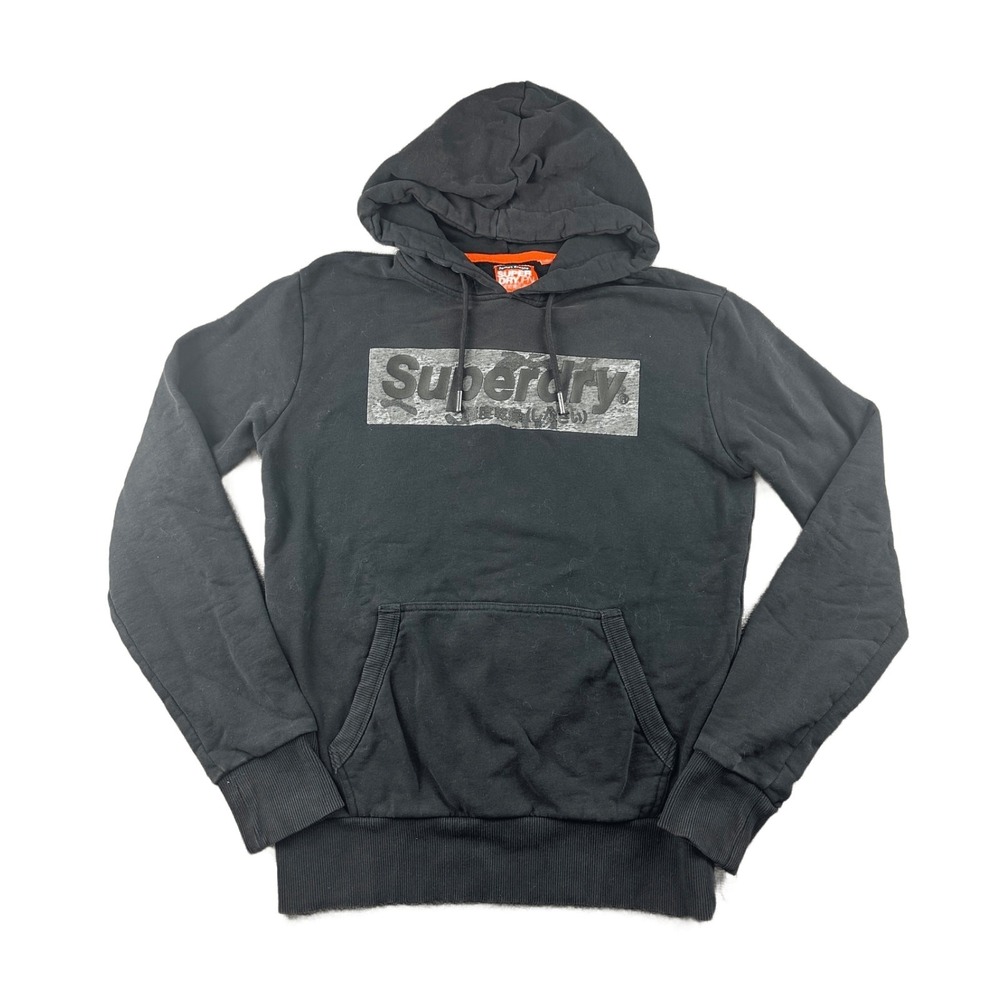 Superdry Hoodie Men S Black Camo International Box Print Streetwear Urban Skater